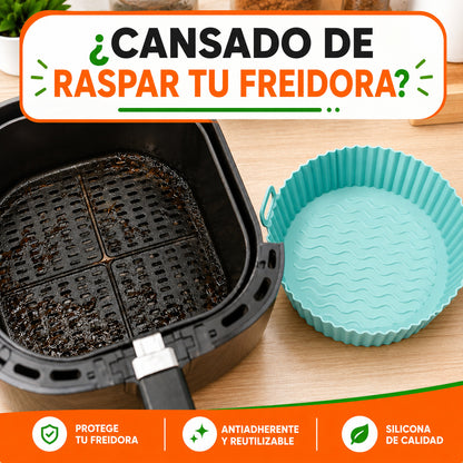 PROMO - Pack 6 - Moldes de Silicona Antiadherentes para Freidora de Aire