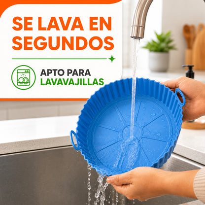 PROMO - Pack 6 - Moldes de Silicona Antiadherentes para Freidora de Aire
